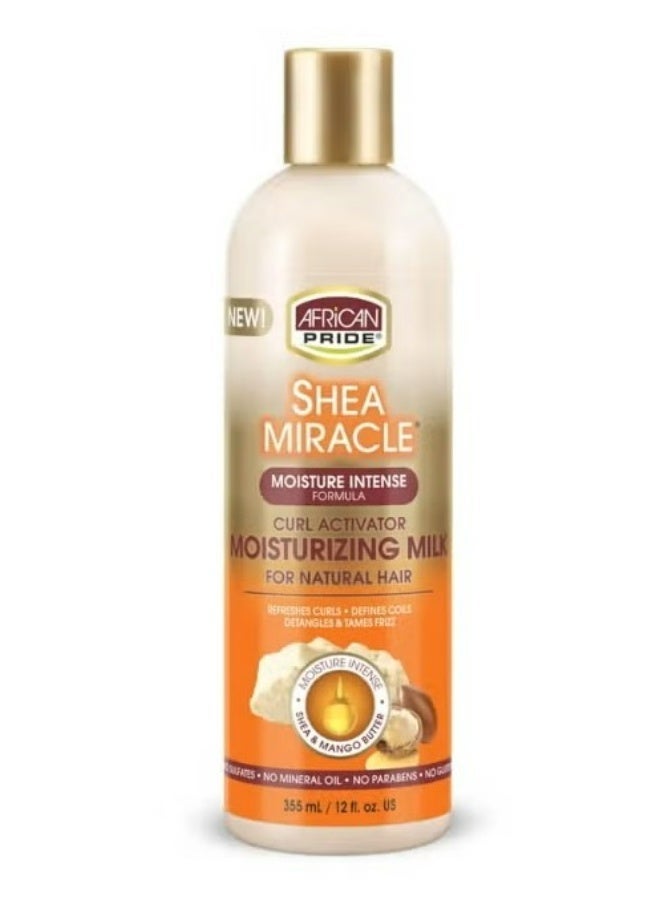 African Pride Shea Miracle Silky Curls Moisturizer – Lightweight Hydration, Soft Curls & Frizz Control – 354 ml - Image 1